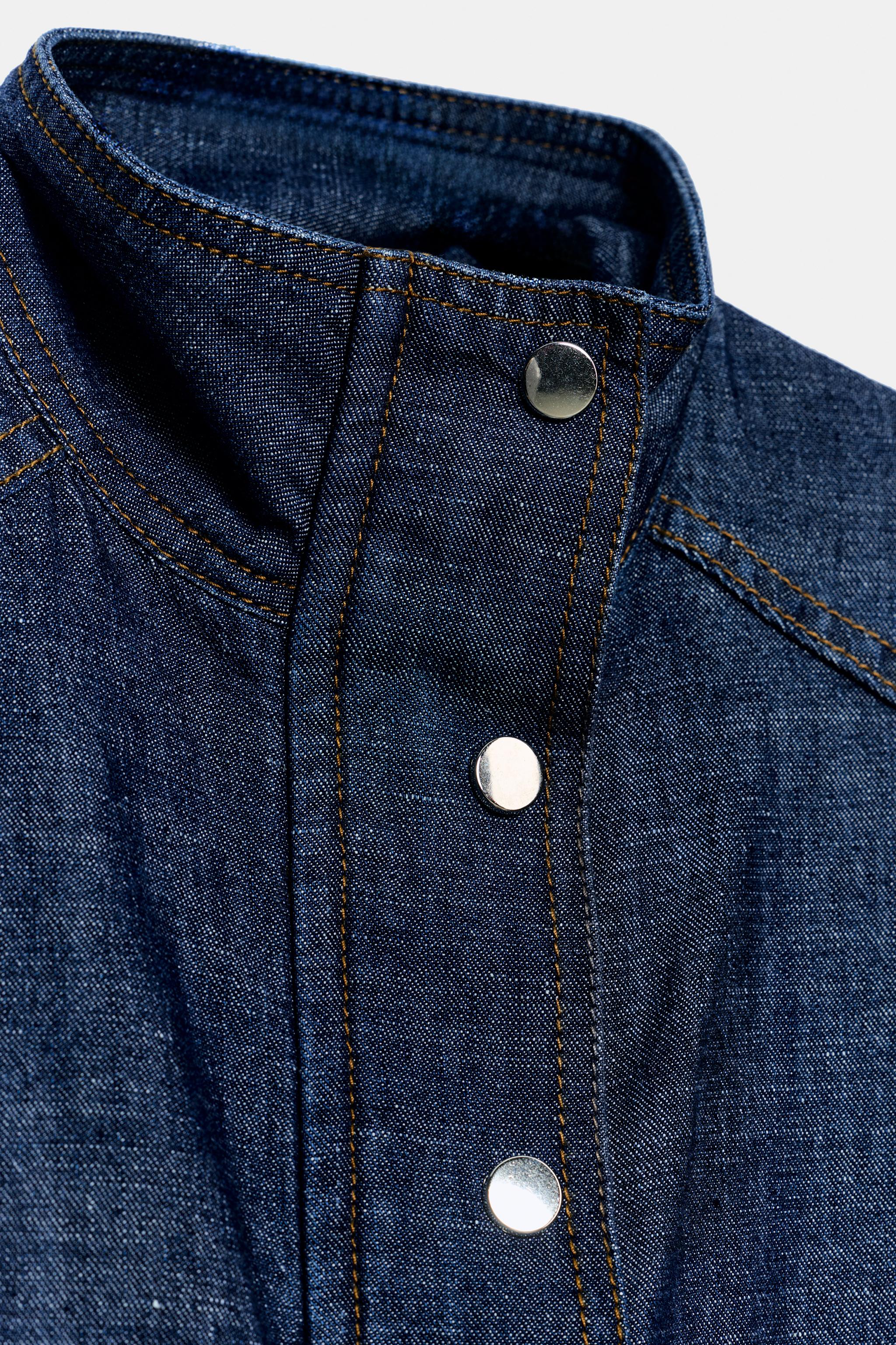 LINEN VEST WITH ELASTIC WAIST